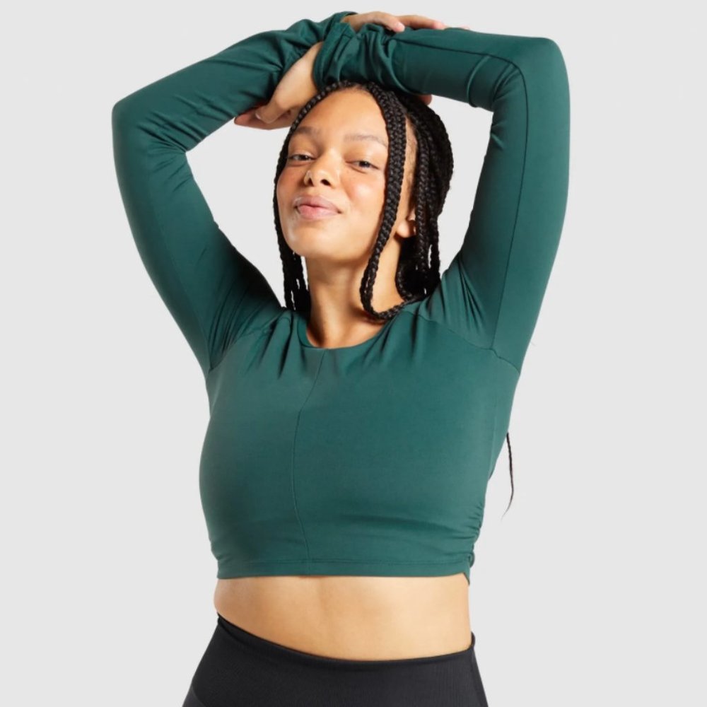 NWT Whitney Simmons x Gymshark Amazon LS top, S
